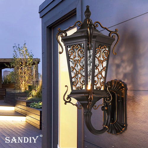 appliques murales extérieures super lumineuses pour jardin et balcon - vue 3 sur 8