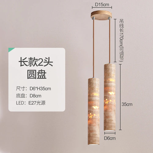 suspension design wabi-sabi en pierre pour ambiance moderne - vue 11 sur 14
