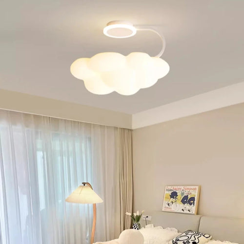 lustre romantique nuages pour chambre enfant décoration nordique - vue 6 sur 8