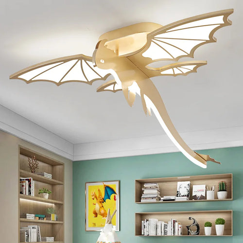 plafonnier dinosaure pour chambre d'enfants design ludique et moderne - vue 4 sur 9