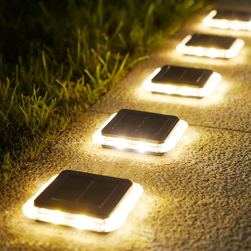 Lampe solaire au sol à 8led - vue 2 sur 10
