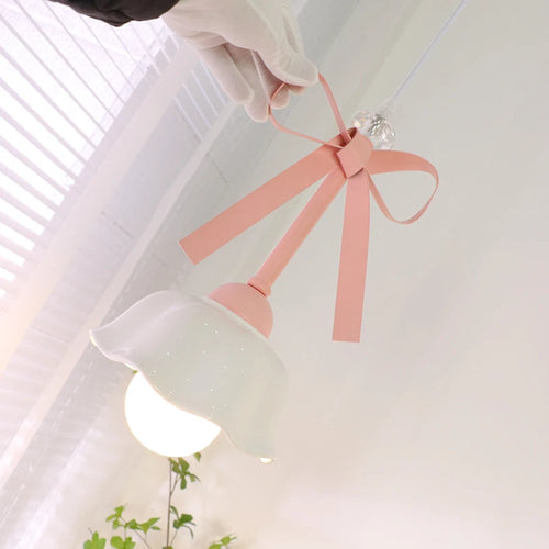 suspension romantique en verre pour décoration élégante - vue 5 sur 10