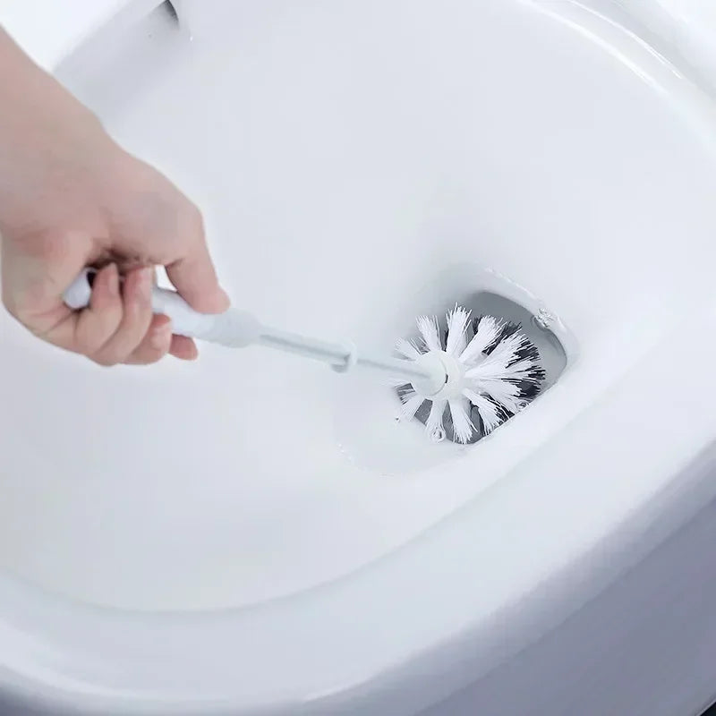 brosse de toilette luxe nettoyage souple long manche sans angle mort - vue 5 sur 8