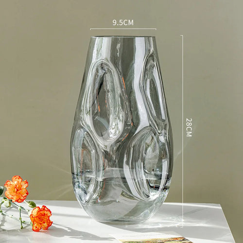 vase en verre pour arrangement floral décoration moderne - vue 10 sur 10