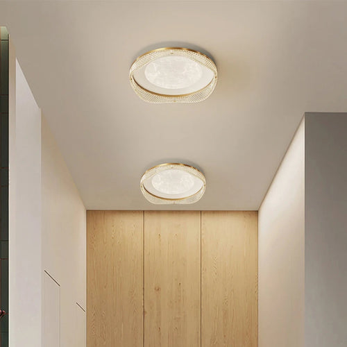 plafonnier moderne en laiton design créatif minimaliste pour intérieur - vue 7 sur 26