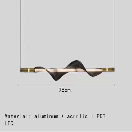 lustre led art déco avec cordon réglable luminaires suspendus