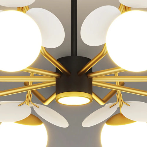 lustre à led moderne pour décoration de chambre d'enfant - vue 7 sur 12