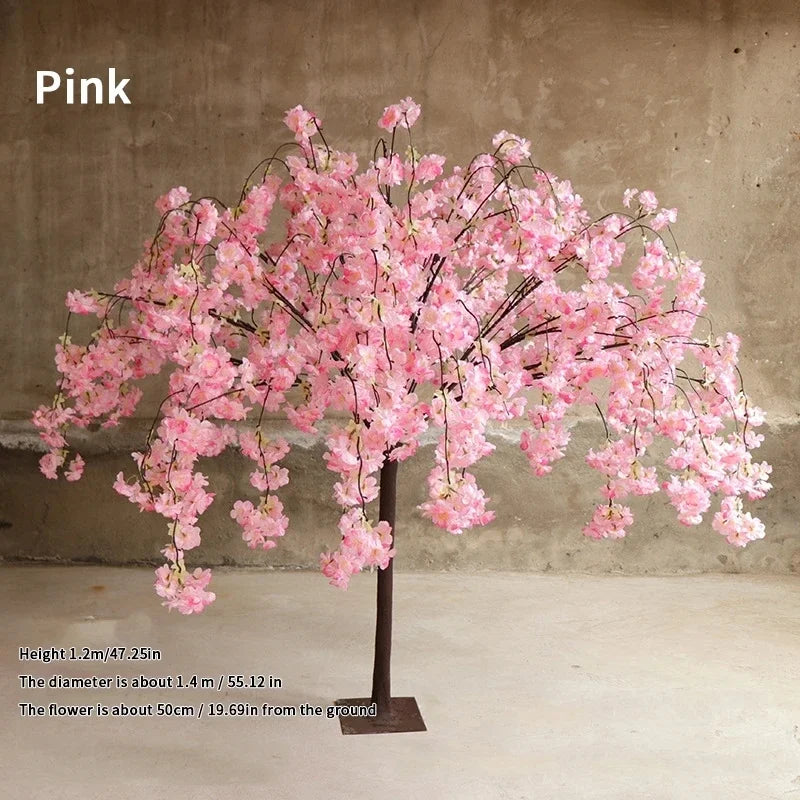 arbre de cerisier artificiel pour décoration festive et événementielle - vue 6 sur 18