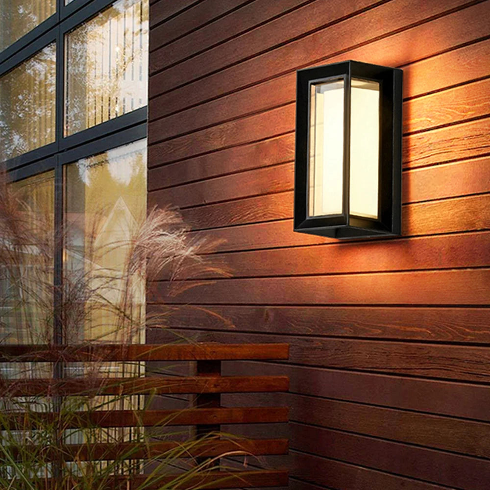 applique murale led étanche pour extérieur jardin patio - vue 3 sur 7