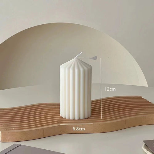 accessoires de décoration moderne bougies parfumées géométriques de luxe - vue 9 sur 12