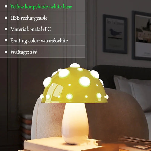 Lampe de Table LED en forme de champignon - vue 17 sur 16