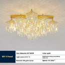 lampe en cristal de luxe pour intérieur moderne élégant