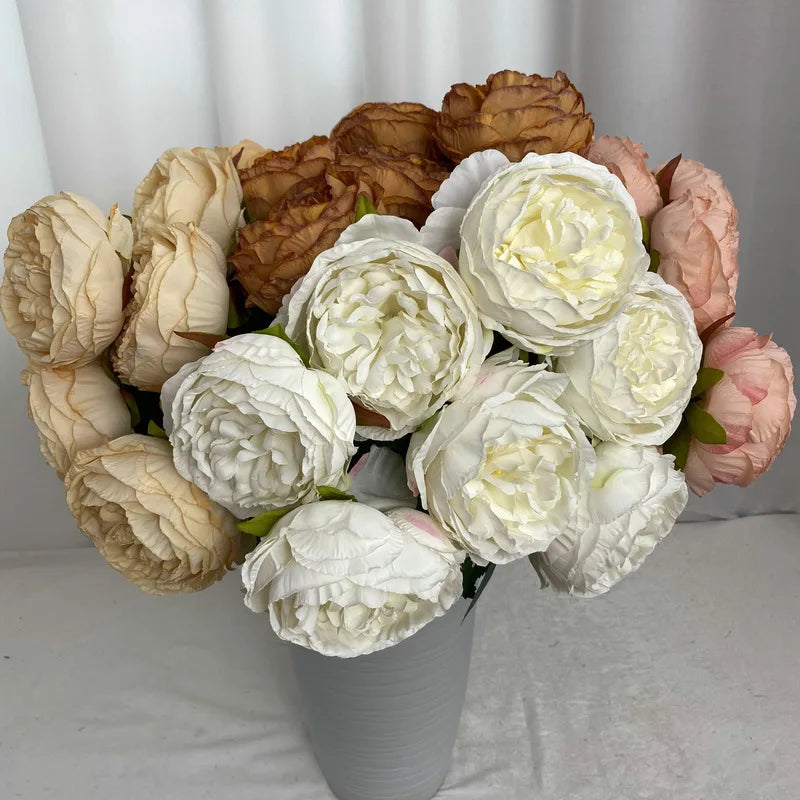 bouquet de roses artificielles décoratif pour mariage et événements - vue 3 sur 16