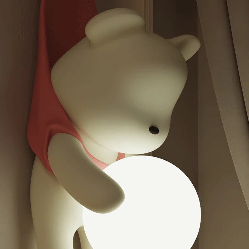 applique murale nordique décorative en résine en forme d'ours pour maison - vue 5 sur 7