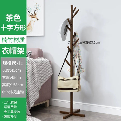 porte-manteau en bois massif design moderne et pratique - vue 8 sur 20