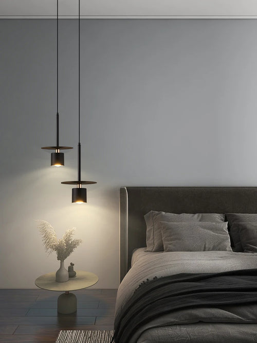lustre moderne en fer noir pour décoration intérieure élégante - vue 3 sur 7