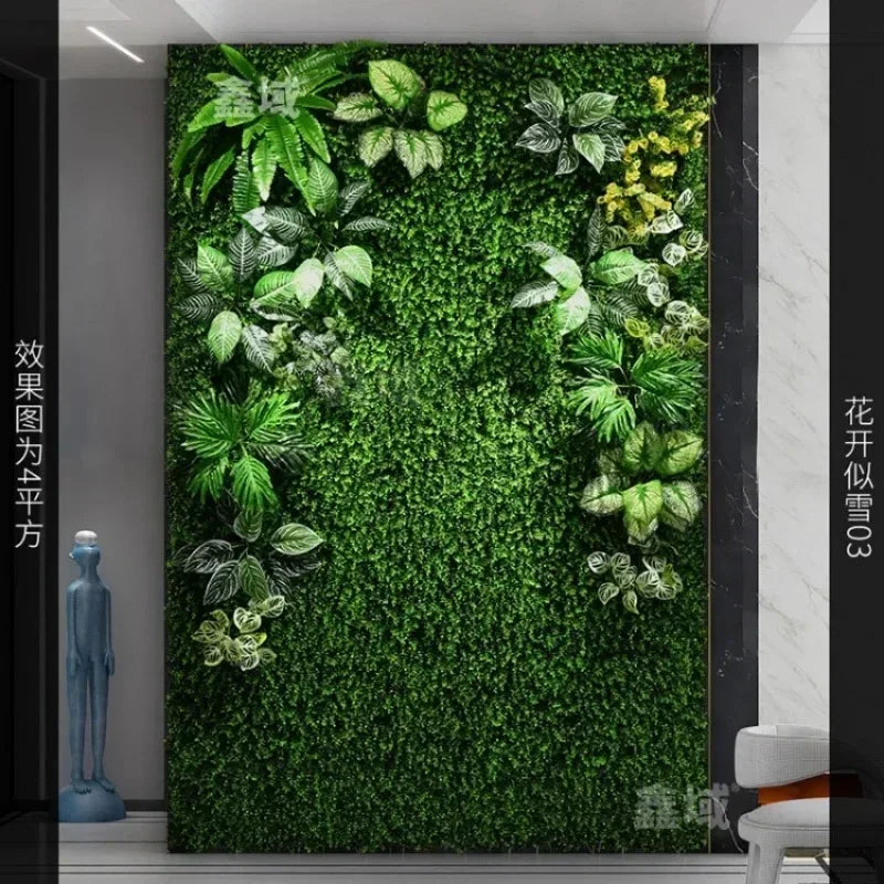 mur végétal artificiel pour décoration extérieure et aménagement paysager - vue 3 sur 30