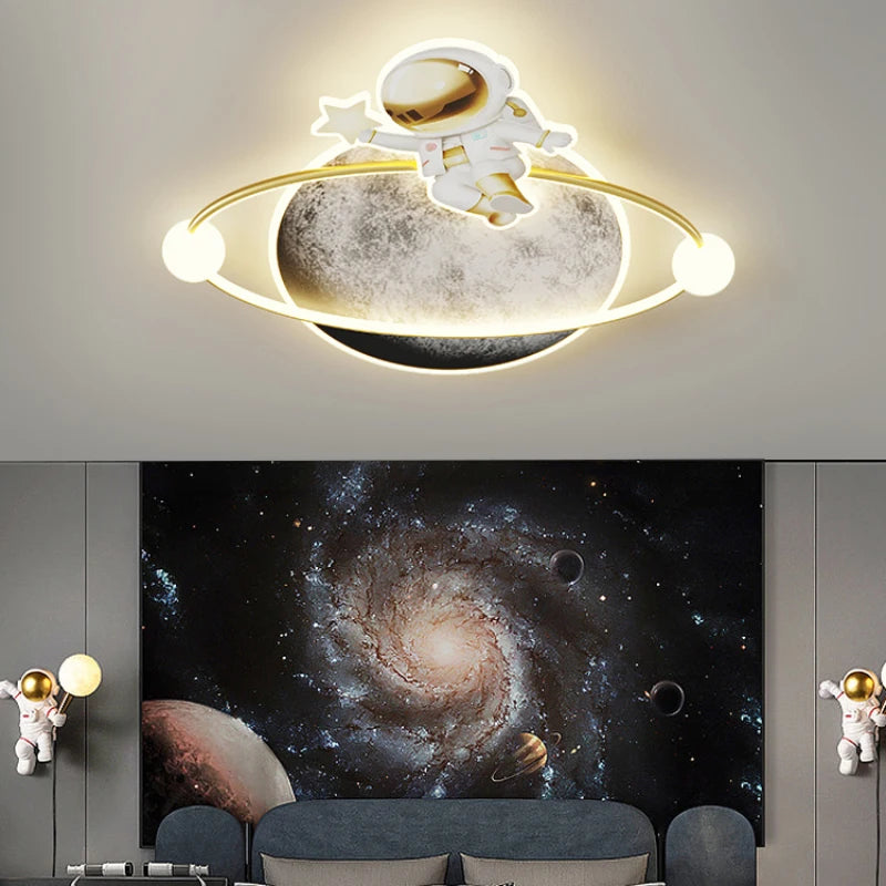 plafonnier moderne créatif pour chambre d'enfant en led - vue 5 sur 18