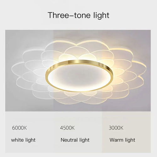lustre moderne design floral pour décoration intérieure lumineuse - vue 6 sur 12