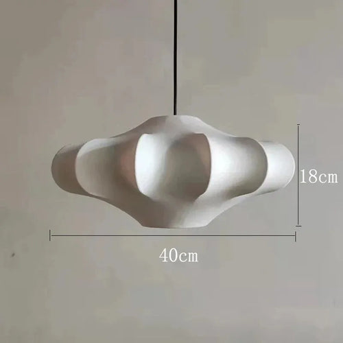 suspension en soie design créatif style wabi sabi - vue 13 sur 14