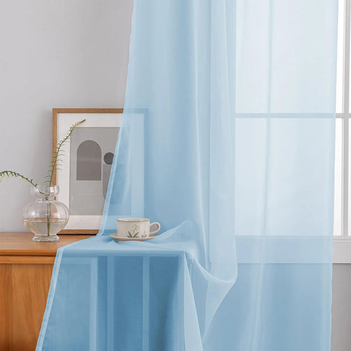 Voilage tulle extra long sur mesure hauts plafonds - vue 10 sur 10