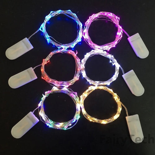 lot de 10 guirlandes lumineuses à led pour décorations festives et romantiques - vue 9 sur 9