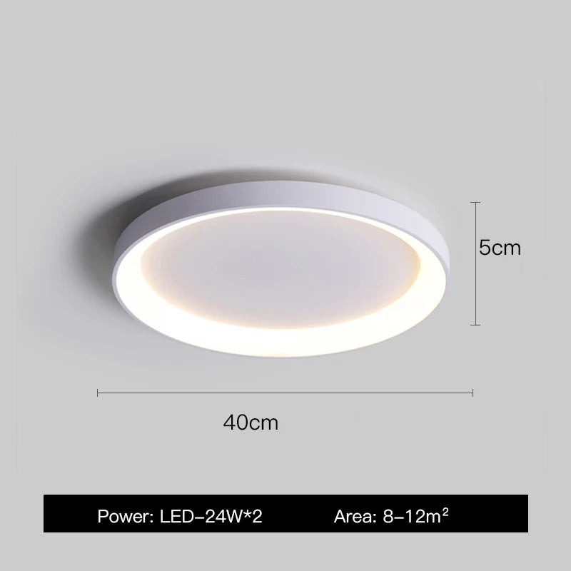 lustre led minimaliste moderne pour intérieur tendance 2023 - vue 8 sur 12