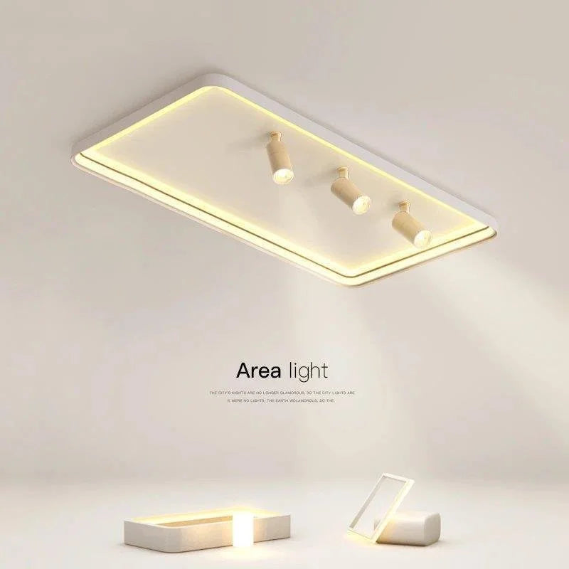 2023 New Modern LED Ceiling Lights For Living Room Bedroom Indoor Round Square Rectangle Lamp Surface Mounted Lighting AC85-260V - vue 1 sur 16