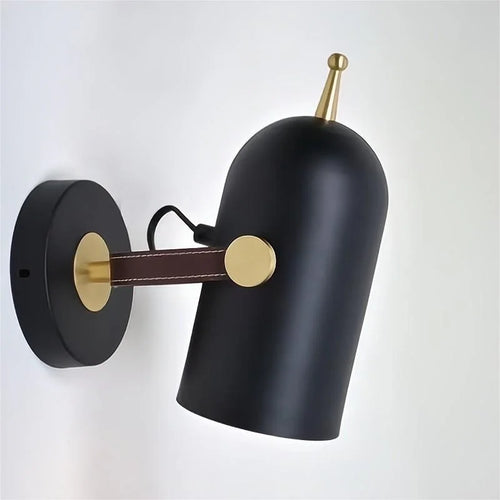 applique murale nordique créative en cuir luxe - vue 7 sur 7