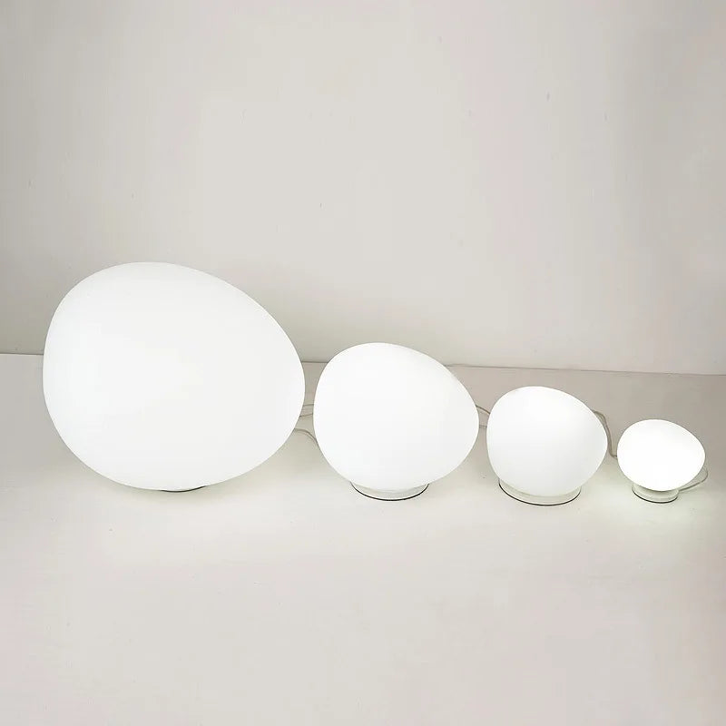 lampe de bureau moderne en verre design créatif décoratif nordique - vue 6 sur 6