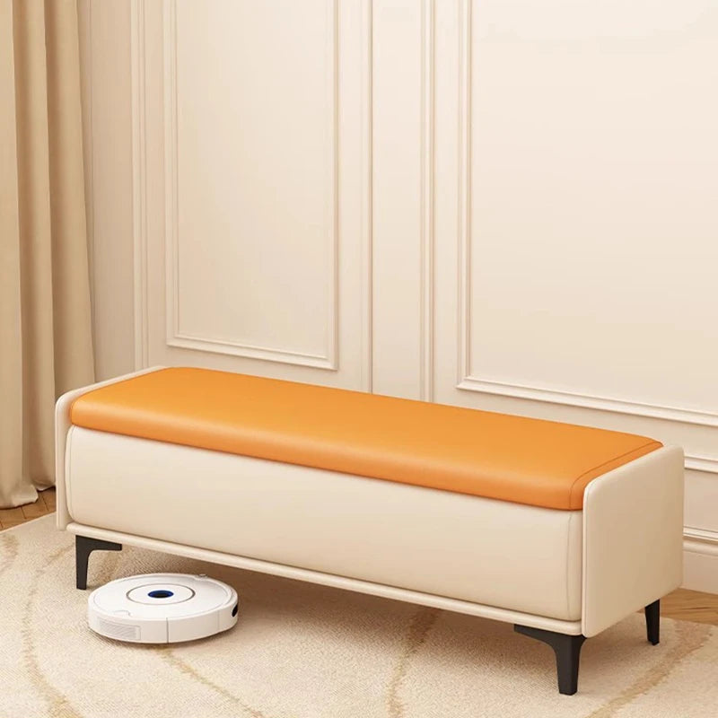 banc à chaussures nordique de luxe pour le rangement - vue 4 sur 15