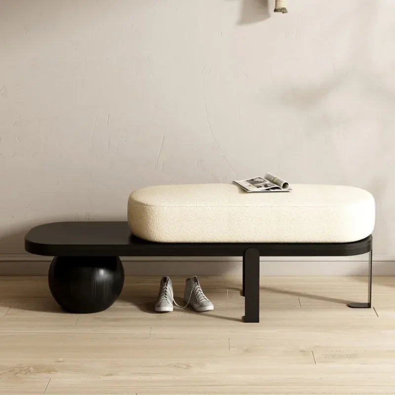 banc en bois massif multifonctionnel pour intérieur élégant - vue 10 sur 19