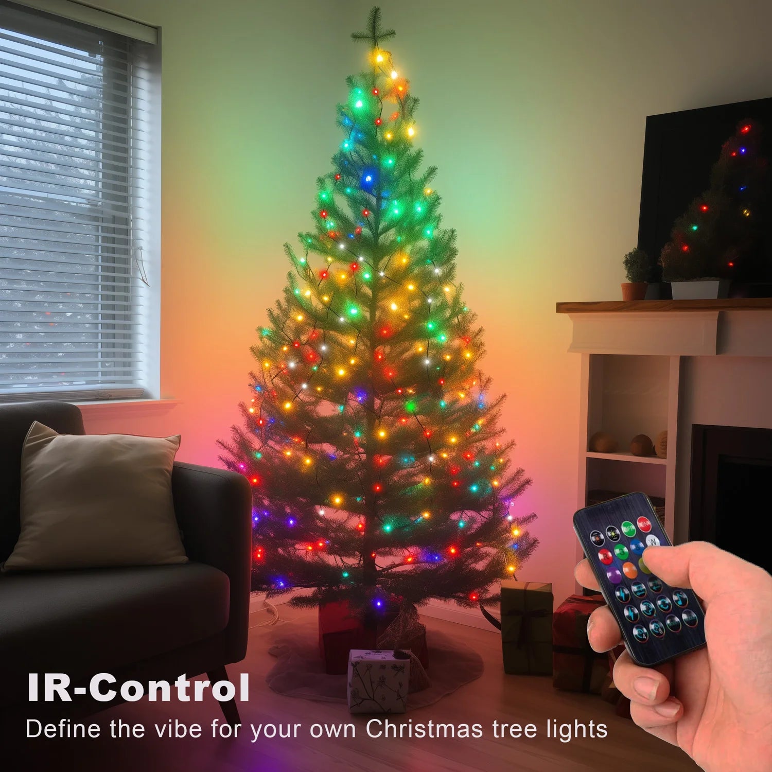 guirlande lumineuse intelligente programmable pour décorations festives - vue 5 sur 6
