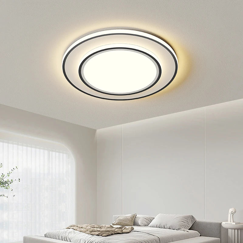 plafonnier double couche moderne pour un éclairage élégant à la maison - vue 6 sur 14
