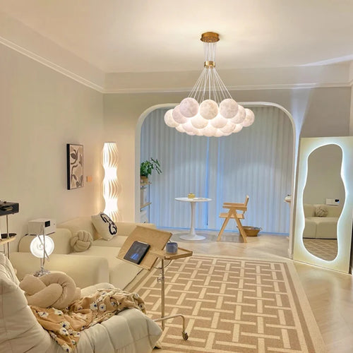 suspension led 3d lustre éclairage winfordo - vue 6 sur 12