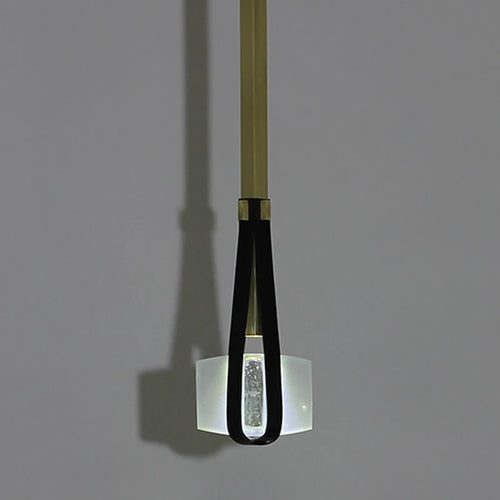 lustre en cristal design moderne pour restaurants bars et cafés - vue 5 sur 8