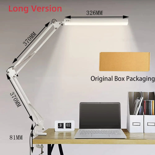 Lampe de bureau LED avec pince 10W