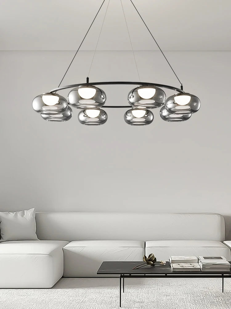 suspension en verre de luxe pour décoration moderne - vue 1 sur 9