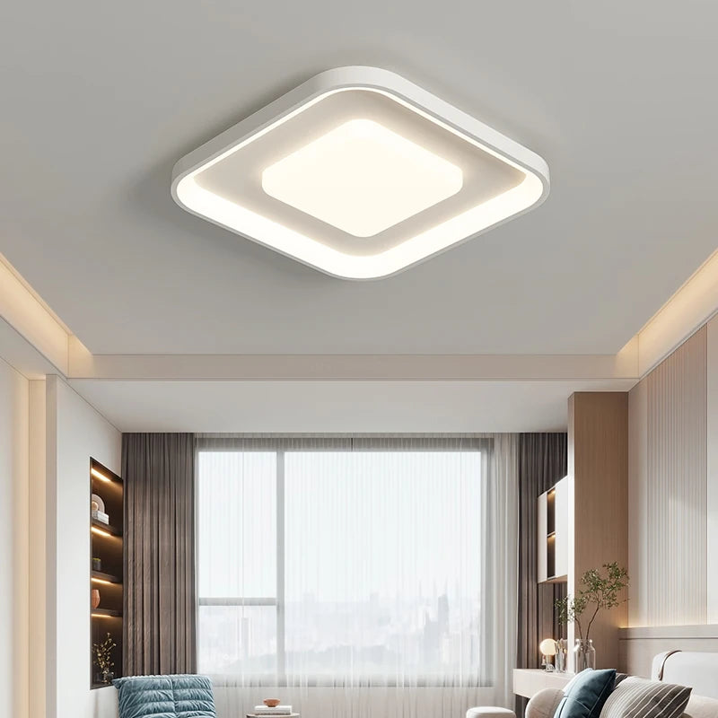 lustre led minimaliste moderne avec protection des yeux anti-bleue - vue 3 sur 12