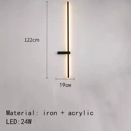 applique murale led minimaliste design artistique