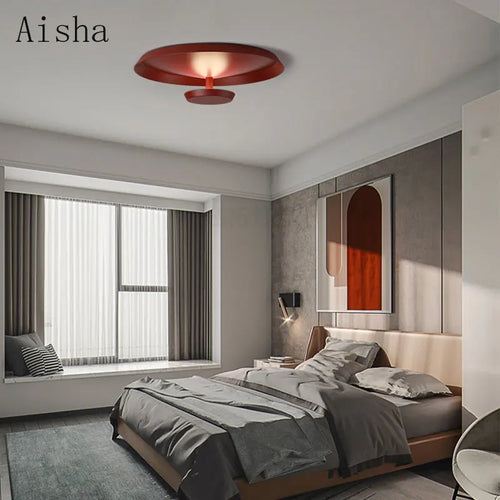 plafonnier led circulaire design créatif pour décoration intérieure - vue 4 sur 9