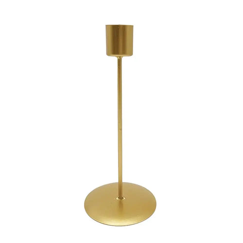bougeoir en métal doré pour décorations de fêtes et mariages - vue 23 sur 24