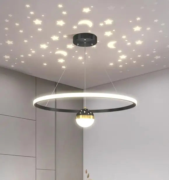 lustre moderne à led en silice pour restaurant et bureau - vue 13 sur 14