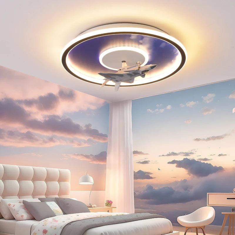 plafonnier moderne pour chambre d'enfants et décoration intérieure - vue 4 sur 8