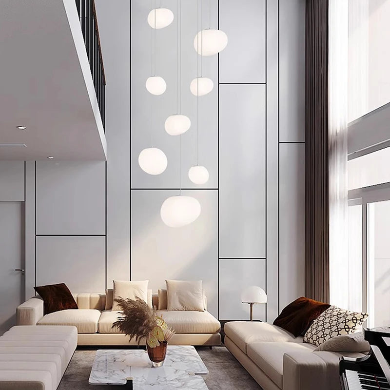 Chambre moderne salle à manger décorative led plafonniers lampes suspendues éclairage intérieur éclairage intérieur plafonnier lustre - vue 6 sur 14