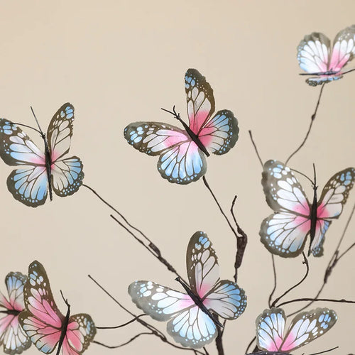 branche de fleur de papillon artificielle pour décoration créative et mariage - vue 7 sur 10