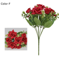 bouquet de fleurs artificielles pour décoration et cadeau