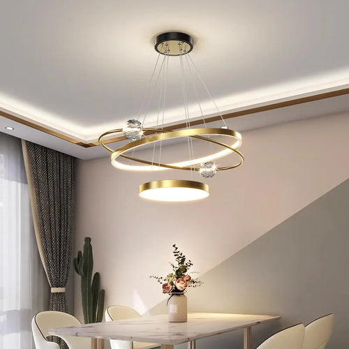 lustre moderne pour un éclairage intérieur décoratif élégant - vue 7 sur 7