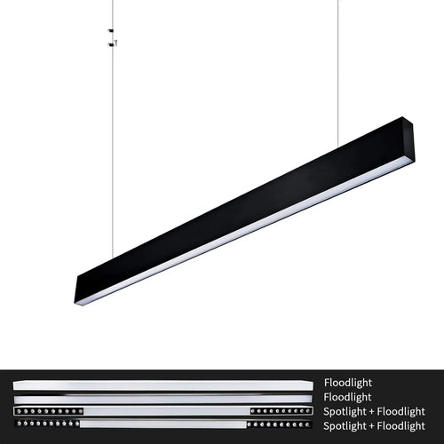 suspension led moderne pour bureau et salle à manger - vue 3 sur 8