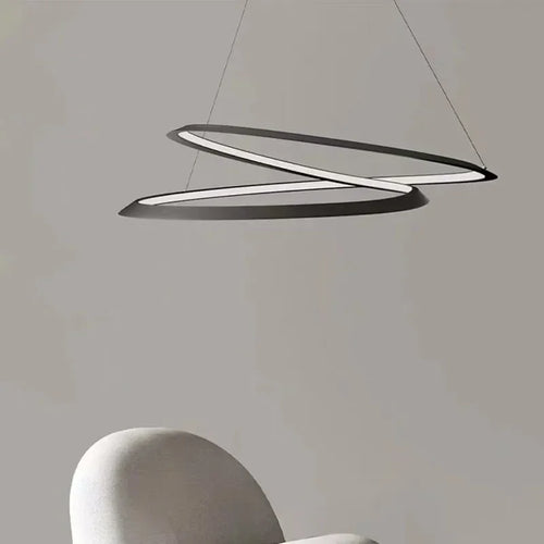 Lustre LED suspendu au design moderne - vue 7 sur 15